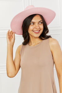 Women's Light Pink Straw Rancher Sun Hat