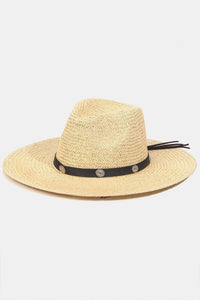 Women's Western Belt Strap Straw Hat