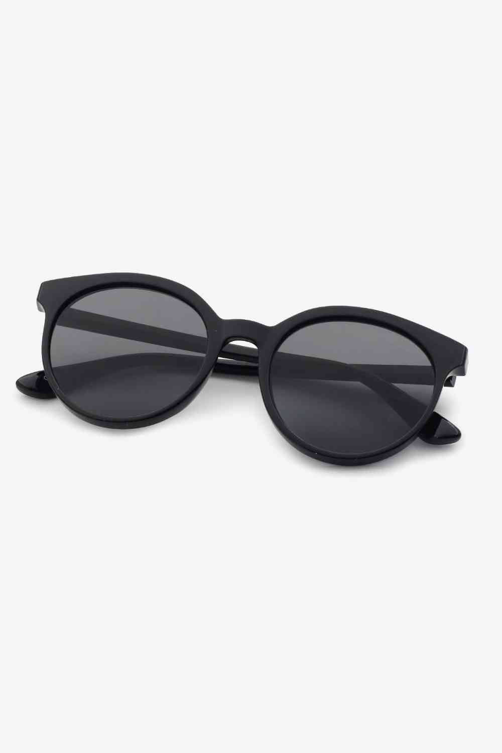 Womens Retro Style Round Sunglasses