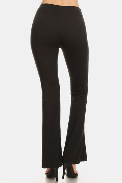 Women's Black Tall Flare Leggings