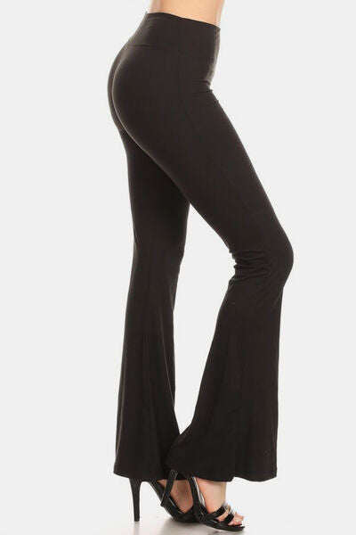 Women's Black Tall Flare Leggings