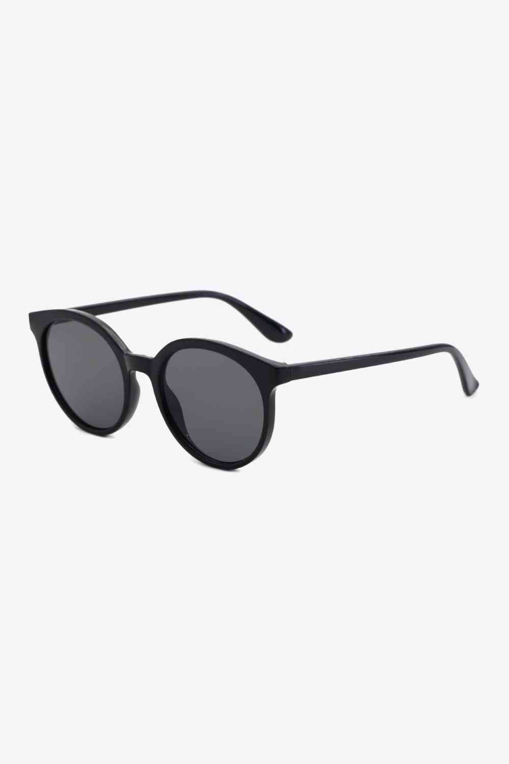 Womens Retro Style Round Sunglasses