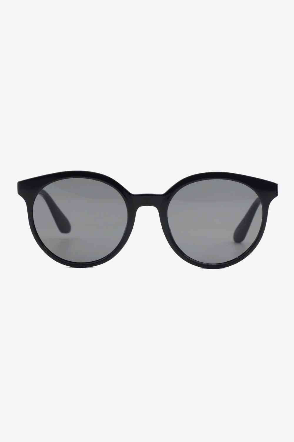 Womens Retro Style Round Sunglasses