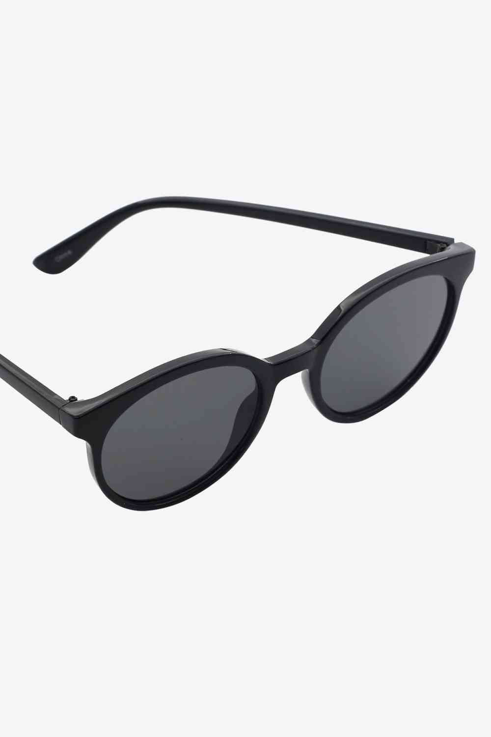 Womens Retro Style Round Sunglasses