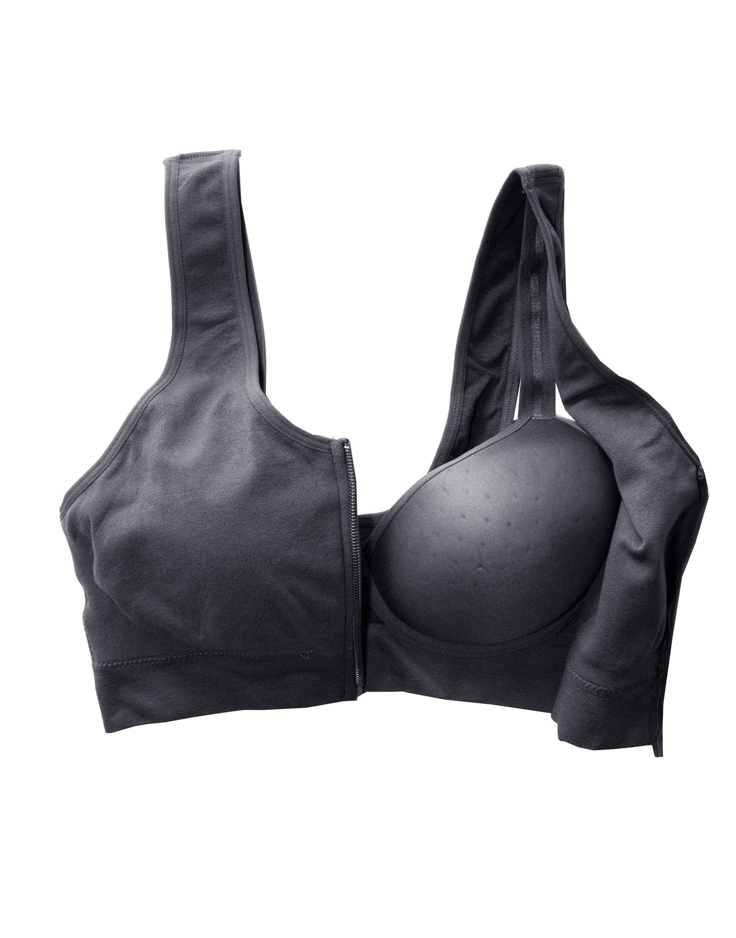 Runner Island Charcoal Give Me A Boost Sports Bra