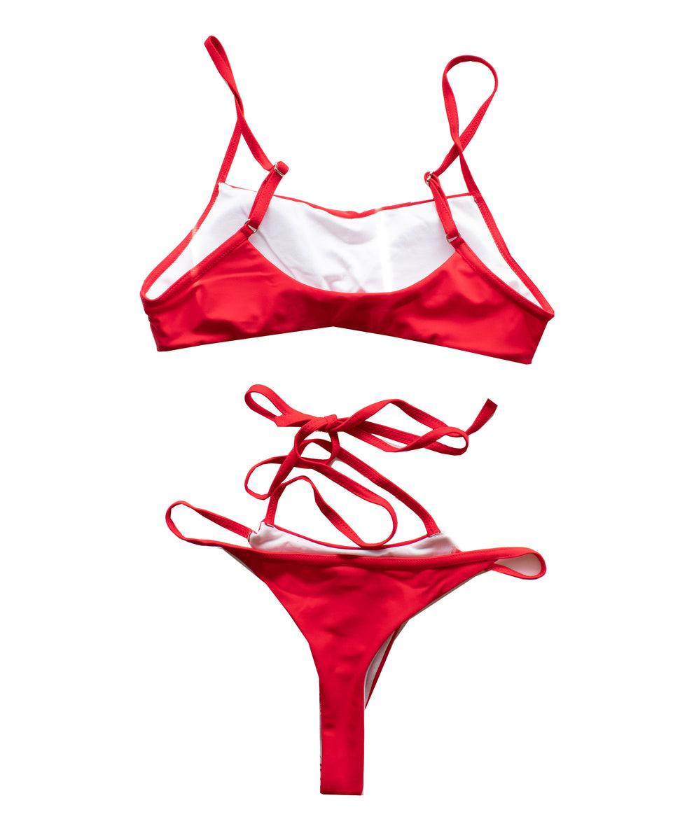 Runner Island Sporty Cheeky Red Sun Bikini – Runner Island®