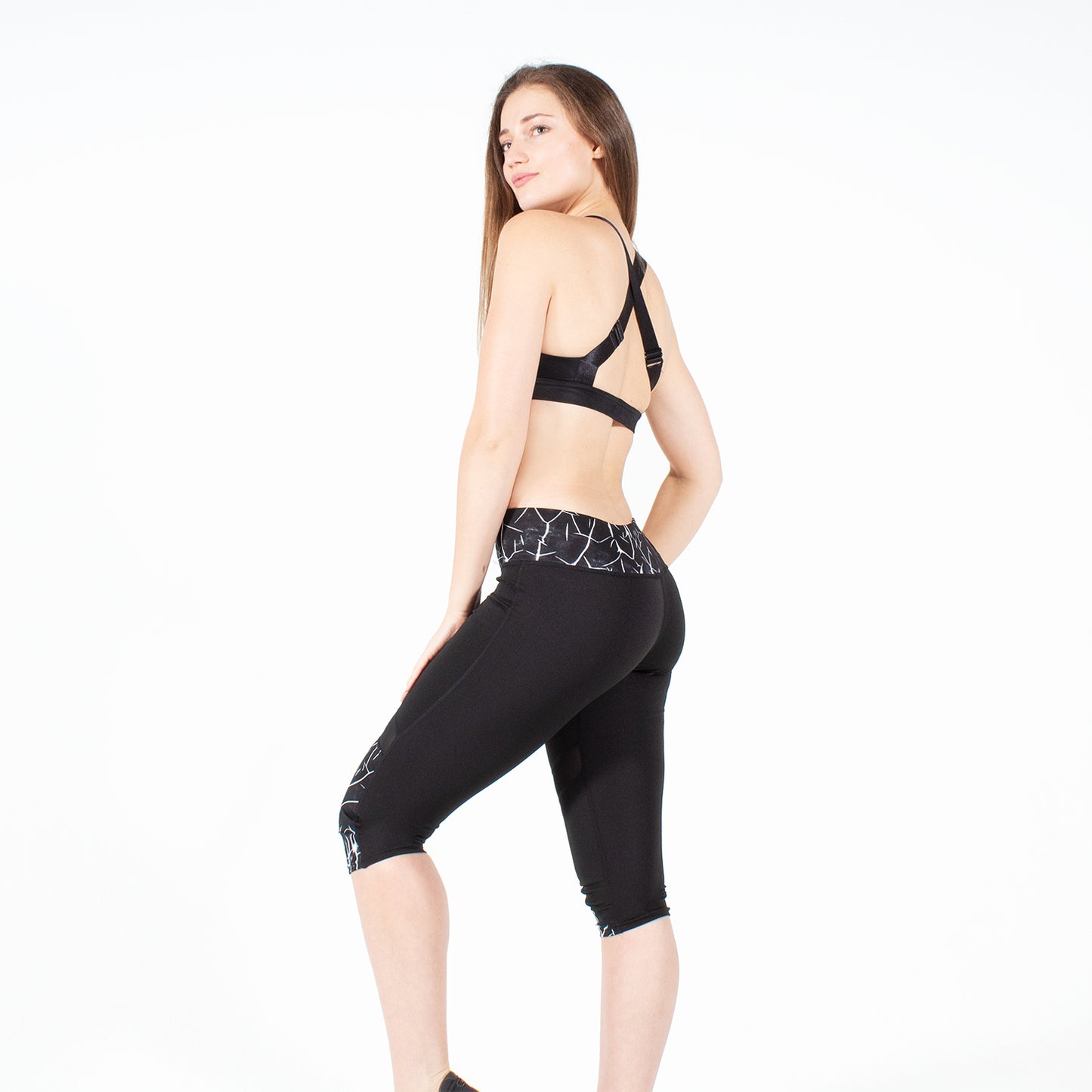 Runner Island Lava Rock Capri Leggings