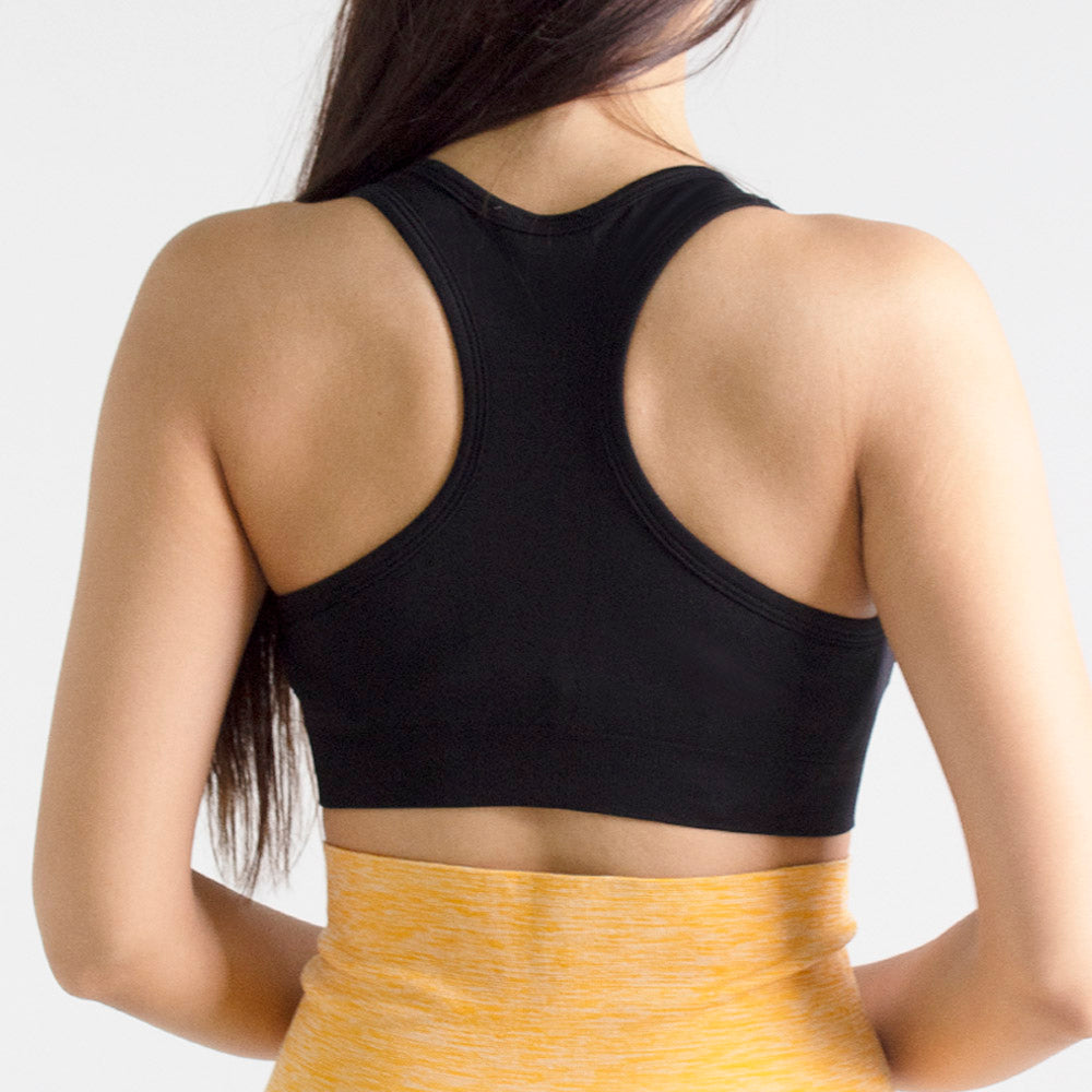 Runner Island® Basic Black Sports Bra