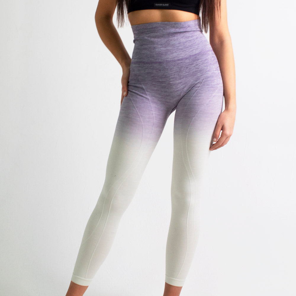 Runner Island Taro Purple Shaping Ombre Workout Leggings