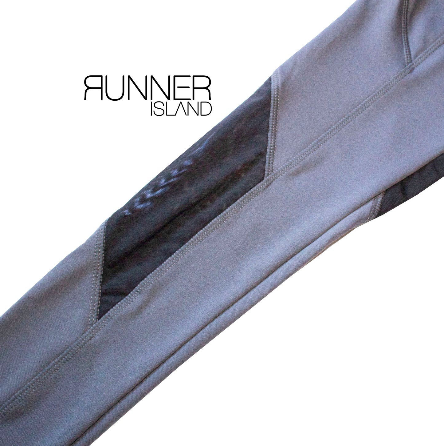 Runner Island Charcoal Tennis Ball Pocket Leggings